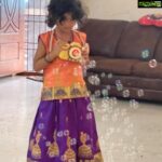 Neelima Rani Instagram - @riokidsshoppy Aditi was so happy playing with the goodies which you have sent her 🥰 I totally appreciate your efforts dear! All the best 🤗 bubble camera,watch,dinner set, projector!