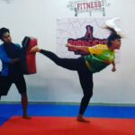 Neetu Chandra Instagram – Now at the #action #master @prateekparma s @borntofightactiondesign studio #kicks #backkicks BORN TO FIGHT ❤ in n outside arena 🤗😘 #focus #pray and #downtoearth 🙏❤ #gravity #taekwondo #martialarts 🤗