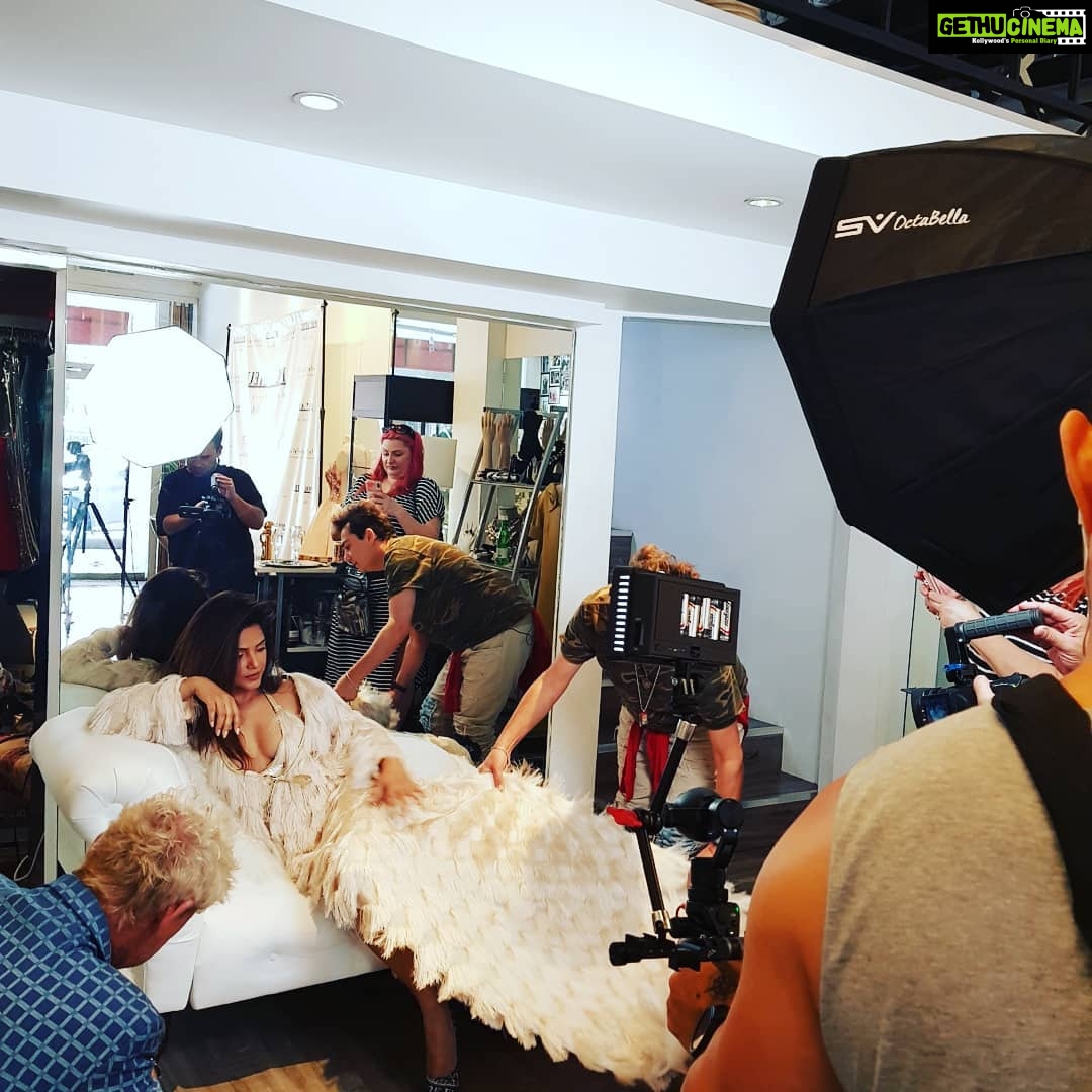 Neetu Chandra Instagram - Some #weird yet #fun shooting times! Had a great time with @polatteu @patriksimpson and @reshmadordi Love you and your incredible talent ❤😘 #fashion #style #glam still #me 😘 Patna, India