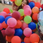 Neetu Chandra Instagram - Mom and her love, comes in the form of colorful balloons too!Since I came back after long, She got the whole house decorated... ❤😘 #unconditionallove #mothers I LOVE YOU MOM 🙏❤😘 Mumbai, Maharashtra