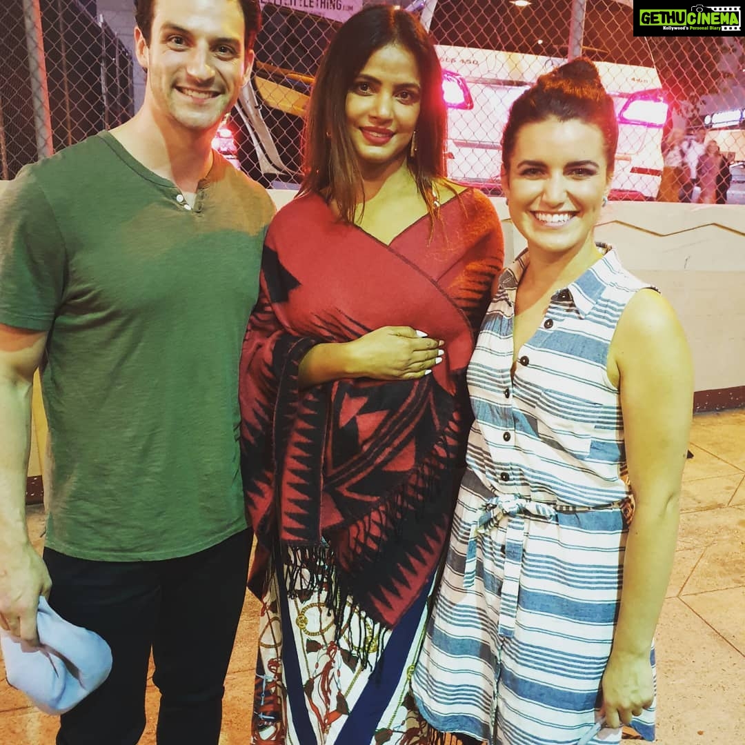 Neetu Chandra Instagram - The very pretty, main lead #EvaTavares as #christine Beautiful voice and phenomenal performanceπ The handsome and outstanding #JordanCraig as #Raoul Guys, you all rocked tonight! I am glad, I got to witness β€πππ€ Congratulations to the #producers and the #director #music and #musicians please take my standing ovation ππ€ππββοΈ #thephantomoftheopera Hollywood Pantages Theatre
