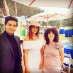 Neetu Chandra Instagram - At the fund raising for #teencanceramerica s #event ❤😘🙏 @harryhudson it was lovely meeting you again. Thank you, all of you 🙏😘 Will Rogers State Historic Park