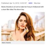 Neetu Chandra Instagram - Thank you #midday Love you #Theworstday ❤🥰 Los Angeles, California