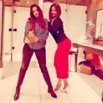 Neetu Chandra Instagram - My dear friend @pinkyscampbell I know I can lean on you at any given time! You are lovely!! Girls who go to bathroom together, do make up together! Hehehe ❤😘 Claremont, California