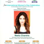 Neetu Chandra Instagram – See you #Newyork ❤😘 #excited to freeze in the cold! Need a biiig warm huggg #newyorkers 😁😊🤗🤗🤗 Love! #federationofindianassociations Thanking the President Mr. #Alokkumar for such an amazing event 🙏😊🤗 #womenempowerment #womensday 😊