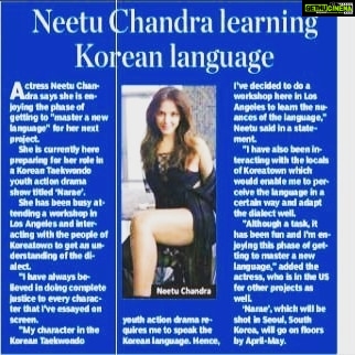Neetu Chandra Instagram - And #korean #language ❤🙏😘