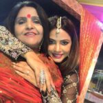 Neetu Chandra Instagram - This is my #superstar #mother ❤ I am all because of her❤🙏 Good Morning Everyone ❤ uncle's son's Marriage, not mine 😆 Love you All Bhopal, Madhya Pradesh