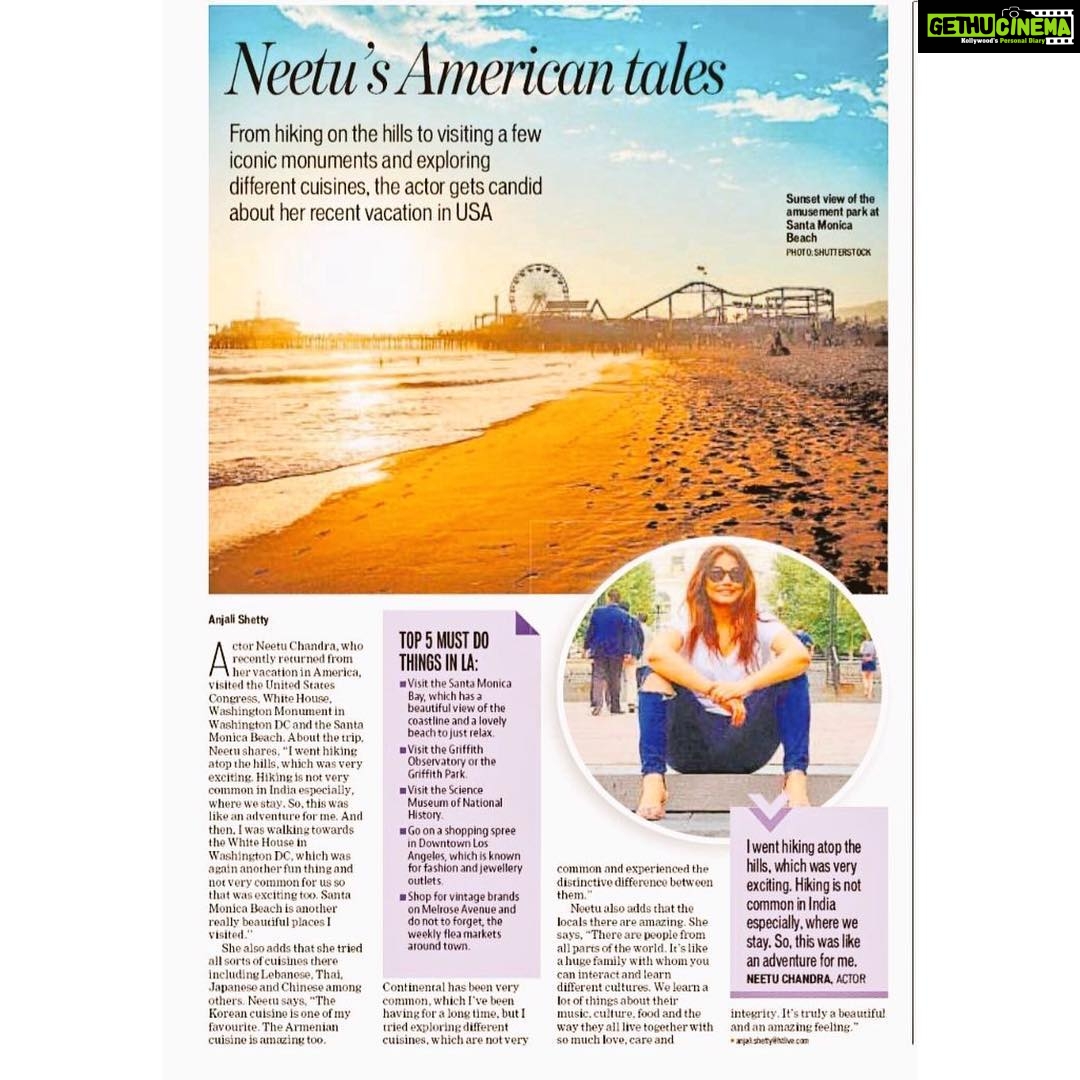 Neetu Chandra Instagram - I love travelling, it gives me rythm of life and meaning to human existence! @hindustantimes #life #soul #spirituality #love #feelings ❤😘