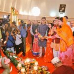 Neetu Chandra Instagram - Thank you so much to the entire @bseindia for so much love n warmth today 🙏😊 Lovely meeting you #AshishChauhan, MD&CEO and your family too at #LakshmiPoojan on the occasion of Diwali Celebration! Kind Regards. Jai Laxshmi Ma 🙏😊