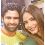 Neetu Chandra Instagram – My team 😍 yeah yeah 😘 Happy @patnapirates Fantastic game ❤ Thank you to the lovely audience of #Patna for such phenomenal support 🙏😊 You are the Best! Next game on the 10th of Nov. In #Mumbai @starsportsindia See you all 😘🤗