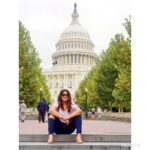 Neetu Chandra Instagram – Life is a journey with alot of Whites n angles behind you ❤ #Respect Loved #WashintonDC #USA  #Lokmattimes 😊