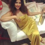 Neetu Chandra Instagram - My lovely @mydiaparis You are every girl s favourite dream ! Looove you 😘 Couldn't have a better combo @polatteu @patriksimpson 🤗😘 Pol' Atteu Haute Couture Beverly Hills