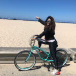 Neetu Chandra Instagram – The world is with Me!! On #Venice #beach to #Santamonica biking today 😘🤗 #Losangeles #usa 😘❤ #California with my dear sports buddy now #Anilmohin 😘🤗 you are the sweetest !!! Take care of yourself , you precious people ❤