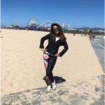 Neetu Chandra Instagram - The world is with Me!! On #Venice #beach to #Santamonica biking today 😘🤗 #Losangeles #usa 😘❤ #California with my dear sports buddy now #Anilmohin 😘🤗 you are the sweetest !!! Take care of yourself , you precious people ❤