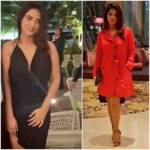 Neetu Chandra Instagram – Before and after Party last evening !! #Thursday 😊🤗😘😘😘