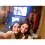 Neetu Chandra Instagram - Final step #dubbing for #Pradeepsarkar Dada, with Sapna n its the cutest add Commercial, I have ever done. On air in 10 days 😊😘