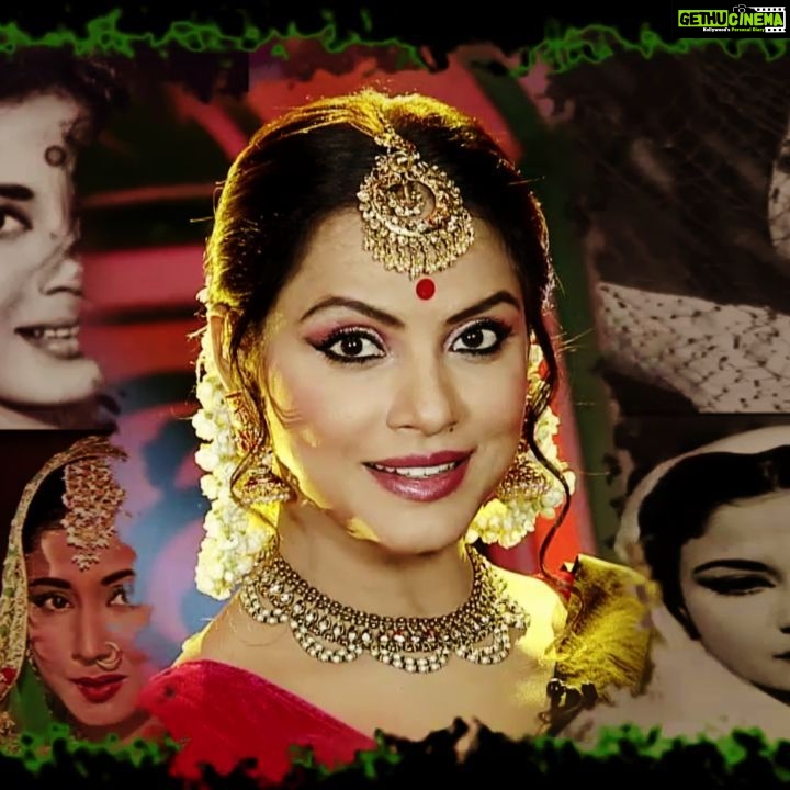 Neetu Chandra Instagram - Known as "Tragedy Queen " #MeenaKumari Special, this Sunday 25th March at 8a.m. #DDNATIONAL #Rangoli 😊😇🤗🤗