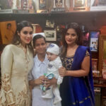 Neetu Chandra Instagram - Wishing #bappilahiri Dada #Bappalahiri n entire family on the occasion his grandson s Annaprashan 🙏😇😊 God Bless!! Love you 😘
