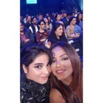 Neetu Chandra Instagram – My dear darling junior @zairawasim_  I am glad I got the moment to share your achievements on stage n not to forget how brave you are!! You are an Inspiration for all those who couldn’t be vocal when they had to… My Best Wishes my Love !! #LuxGoldenRose Awards 😘😘😘😘❤hugggg