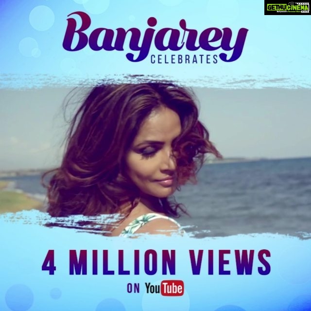 Neetu Chandra Instagram - Calling for a happy dance💃 #Banjarey hits 4 Million Views😍❤