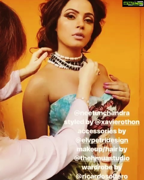 Neetu Chandra Instagram - And today at the shoot !! #LosAngeles 😙😙😙 Love you All #fashion #style #usa ! 😊 Melrose Avenue
