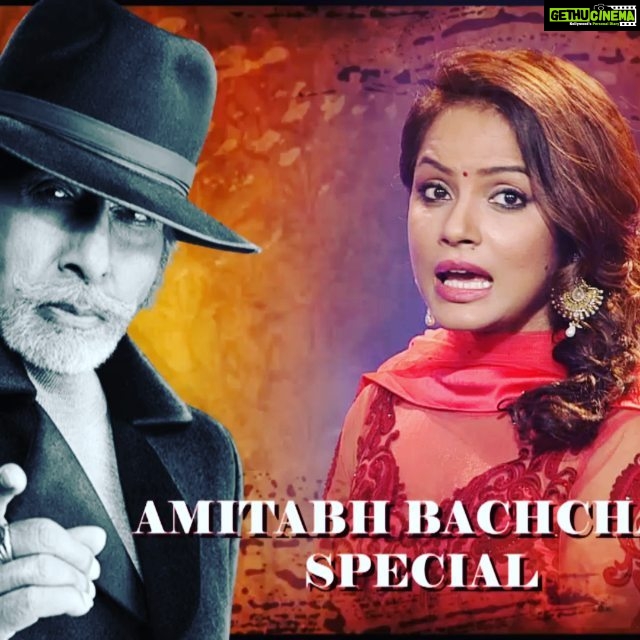 Neetu Chandra Instagram - We call him Big "B" #Rangoli with Superlative Superstar @amitabhbachchan on Sunday 8th October at 8 a.m. 😊🙏😁 #DDNational
