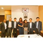Neetu Chandra Instagram - Had a pleasure of dinning at Mr. n Mrs.Seung-eun kim #Cousulategeneraloftherepublicofkorea s residence last evening! Discussing #Taekwondo