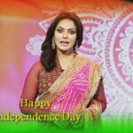 Neetu Chandra Instagram – #india #independenceday special only on #DDNational #Rangoli 13th of August , #sunday ! Jai Hind !! 🙏😊