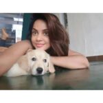 Neetu Chandra Instagram - Welcoming Mr. Chiita Singh to the family of #Yoga101 !! Rinkoo, he is so cute 😊😁😘 #Doglover Be kind to #Animals they are your silent listeners and lovers 😘