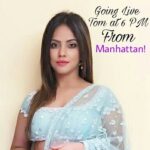 Neetu Chandra Instagram - Going live Tom. On the 12th of July at 6pm Manhattan time with #SanskrutischoolOfDance at #Newjersey ! Rehearsing for performing at #Indianiconawards on the 13th of july ! Dedicating my act to our legendary Rekha ji. Fabulous choreography by #krutishah See you guys! Salame Isque...