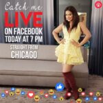 Neetu Chandra Instagram – I will be doing a Facebook Live today at 7 pm straight from Chicago! See you there!😃