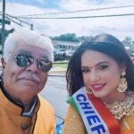 Neetu Chandra Instagram – 💕 Special thanks to Dinkar ji and his wife for all their love, care and warmth bestowed on me and making me feel at home. 😇 Heart is full of gratitude 🙏

#IndependenceDay #Gratitude #Blessed