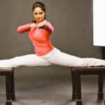 Neetu Chandra Instagram – And I Thought of table stretch today with some #martialarts #Taekwondo ! #Fitness is #Life !! Are we ready to fight the negativity !! 😊😘