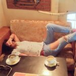 Neetu Chandra Instagram – A worn out , torn out jeans day with a black coffee !! Yaaay