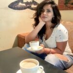 Neetu Chandra Instagram – A worn out , torn out jeans day with a black coffee !! Yaaay