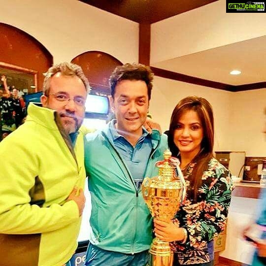 Neetu Chandra Instagram - And the cricket match at #Dharamshala between #Mumbaiheroes n #MPXI Our #Bollywood Heroes won. Yeah yeah. It was so much fun at Dharmshala. What an amazing place and weather. I will come back soon ππ #ShahnawazBJP #Azhrarudi @sohailkhanofficial @Snehaullal #Mahimachaudhary @iambobbydeol #ApoorvaLakhia #ShabirAhluwalia @riyasendv #vatsalseth and many many more... Thank you all, It was so much fun !!