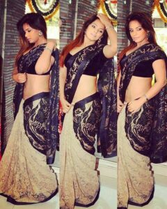 Neetu Chandra Instagram - #saree n Me