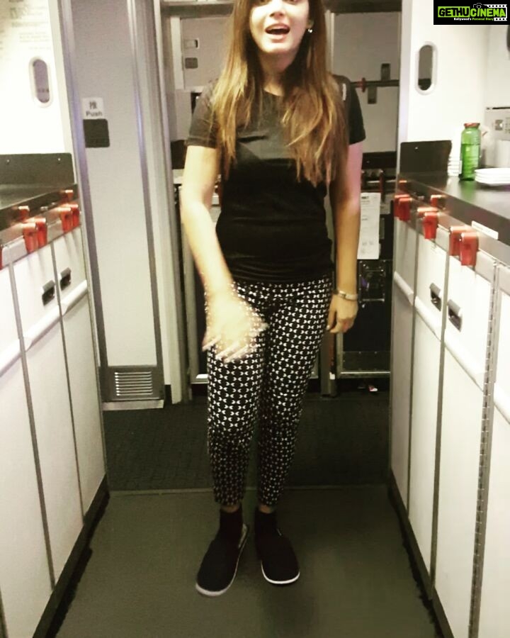 Neetu Chandra Instagram - #airchina #workout in the #air !! Compulsory #health #fitness #gym #yoga #martialarts #taekwondo #dancing #action !! Off to #losangeles