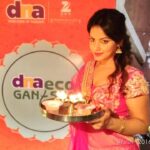 Neetu Chandra Instagram – It was beautiful to see n pray in front of eco-ganesha today by # DNA. Ganpati Bappa Morya 😊😊PRAYERS!!