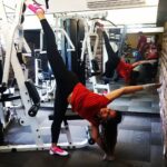 Neetu Chandra Instagram – Today in the #gym #leggings n my #workout #stretch #yoga #martialarts #health #fitness #world #action Are we all fit ?? Love you all 😘😘😘😘