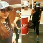 Neetu Chandra Instagram - And I #workout.... at #goodlifefitness #eatencentre #Toronto #Canada #gym #fashion #style 😘😘😘