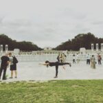 Neetu Chandra Instagram - Yoga is must! #DCDiaries #Yoga #WorldWar2Memorial #USATrip