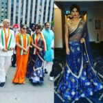 Neetu Chandra Instagram - Grand Marshall at India Independence day celebrations in Toronto. Thank you #Toronto for this warm welcome. Thanks to #Ateliercloset by #Varunuppal for dressing me up. Looking forward TORONTO:)) LOVE YOU ALL