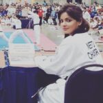 Neetu Chandra Instagram - Hello from the center of the action! #KoreanTaekwondoChampionship #DCDiaries #USATrip #Day3