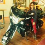 Neetu Chandra Instagram - Another one #Indianchef #motorcycle #Black and #beautiful !! Let's go #riding , #Riders :))))