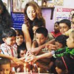 Neetu Chandra Instagram – Blessed to celebrate my birthday with these kids :)