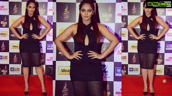 Neetu Chandra Instagram - #Mirchi #awards :))))) #2016