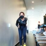 Neetu Chandra Instagram - Different variation in #spot #jogging #cardio control your #heartbeat wear your best #shoes and go... @nike #yellow is my faaaav ❤ #gym #inspire #meditate #ﬁtness BRING IT ON... Equinox