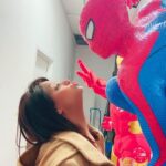 Neetu Chandra Instagram - Spiderman... Spiderman... तुमने चुराया मेरे दिल का चैन 😂 #Spiderman #Marvel #amazingspiderman #tomholland