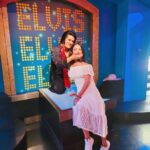 Neetu Chandra Instagram - Had my ultimate "Can't stop falling in love with you" moment with the one and only, Elvis 😁❤️ Okay, I know it's his statue, but still worth it. 😌 #elvispresley #lasvegas #blessed